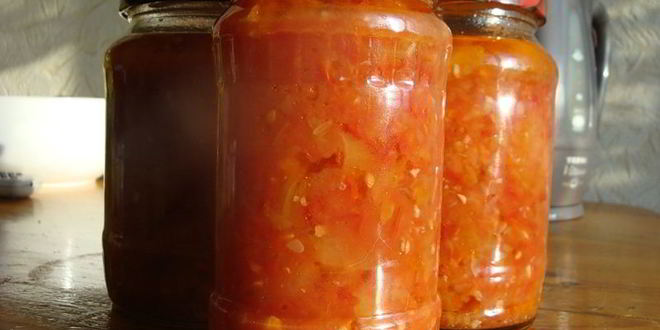 Рецепт кабачкового лечо