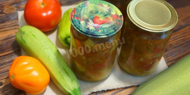 Рецепт Лечо анкл бенс на зиму с кабачками