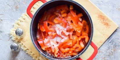 Шаг 8: лечо беза морковей и луки