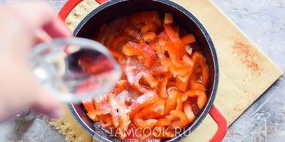 Шаг 9: лечо беза морковей и луки