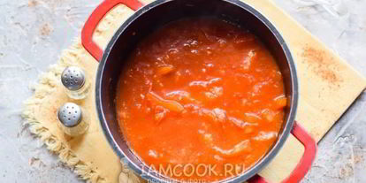 Шаг 11: лечо беза морковей и луки