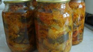Рецепт Лечо из баклажанов на зиму