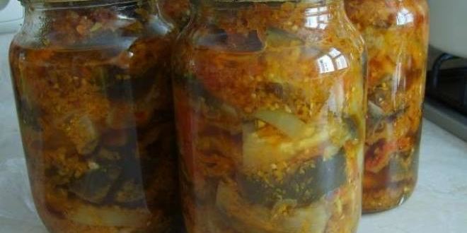 Рецепт лечо из баклажанов на зиму