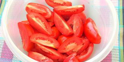 Шаг 1: лечо из болгарского перца и помидоров на зиму