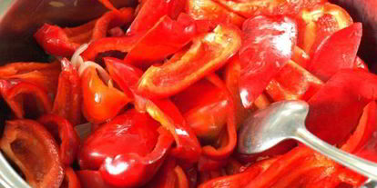 Шаг 3: лечо из болгарского перца и помидоров на зиму