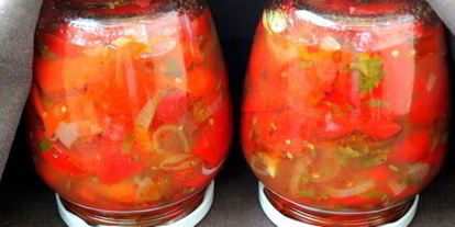 Шаг 6: лечо из болгарского перца и помидоров на зиму