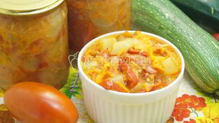 Рецепт Лечо из кабачков на зиму