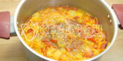 Шаг 5: лечо из кабачков на зиму