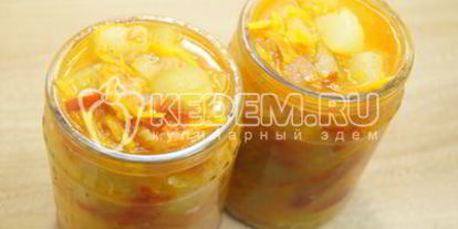 Шаг 6: лечо из кабачков на зиму