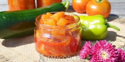 Шаг 10: лечо из кабачков с томатной пастой