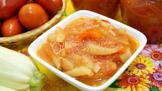 Рецепт Лечо из кабачков в мультиварке