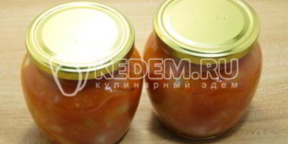 Шаг 10: лечо из кабачков в мультиварке