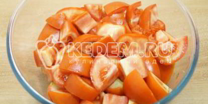 Шаг 3: лечо из кабачков в мультиварке