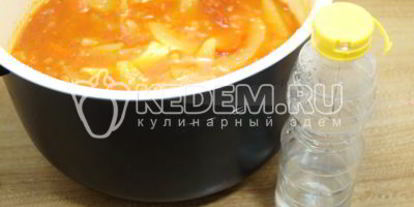 Шаг 8: лечо из кабачков в мультиварке