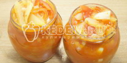 Шаг 9: лечо из кабачков в мультиварке