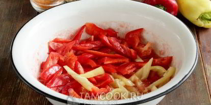 Шаг 3: лечо из перца и помидоров