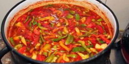 Шаг 4: лечо на зиму из перца