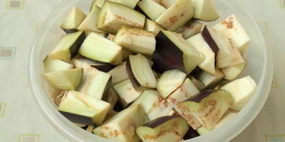 Шаг 4: лечо с баклажанами ны зиму