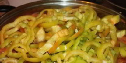 Шаг 4: лечо с фасолью на зиму