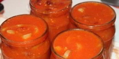 Шаг 7: лечо с фасолью на зиму