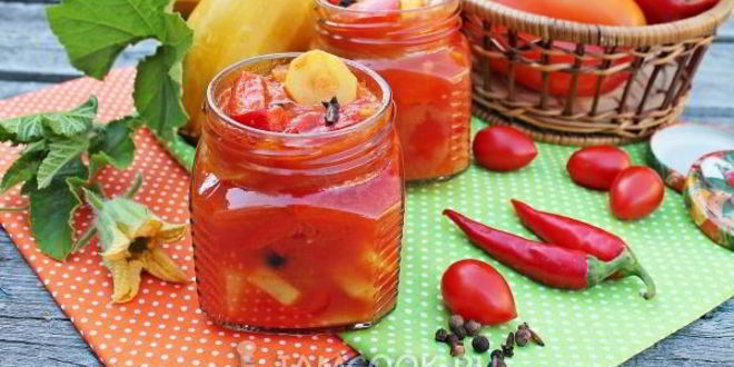Рецепт лечо с кабачками и перцем на зиму