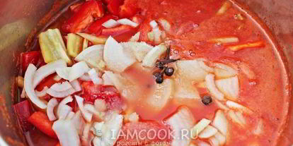 Шаг 7: лечо с кабачками и перцем на зиму