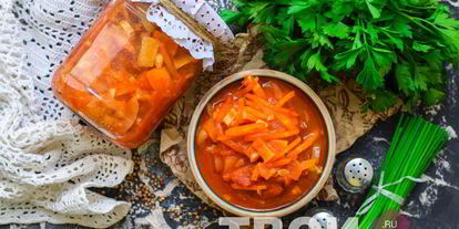 Шаг 10: лечо с кабачками