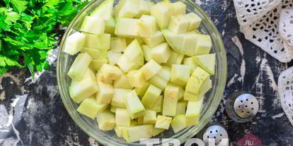 Шаг 2: лечо с кабачками