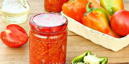 Шаг 8: лечо с помидорами, перцем и морковью