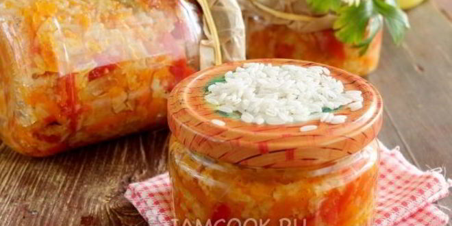 Рецепт лечо с рисом