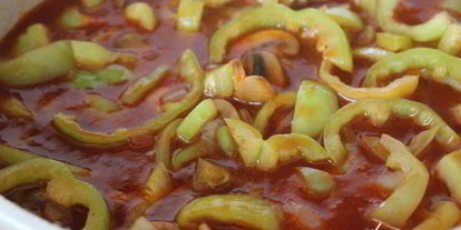 Шаг 5: лечо с шампиньонами