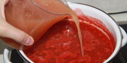 Шаг 10: лечо с виноградным соком