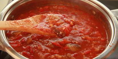 Шаг 12: лечо с виноградным соком