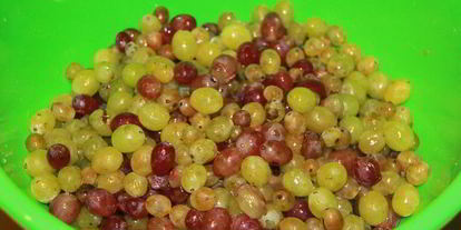 Шаг 2: лечо с виноградным соком