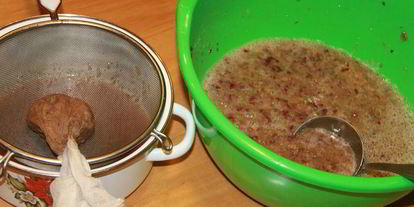 Шаг 3: лечо с виноградным соком