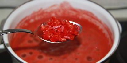 Шаг 6: лечо с виноградным соком