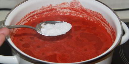 Шаг 8: лечо с виноградным соком