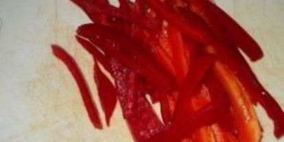 Шаг 1: помидорного лечо