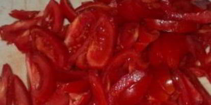 Шаг 2: помидорного лечо