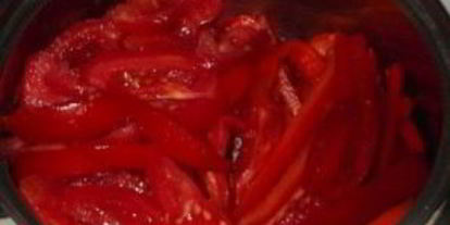 Шаг 5: помидорного лечо