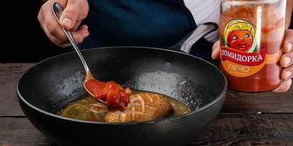 Шаг 3: пряной утиной грудки, тушеной в лечо