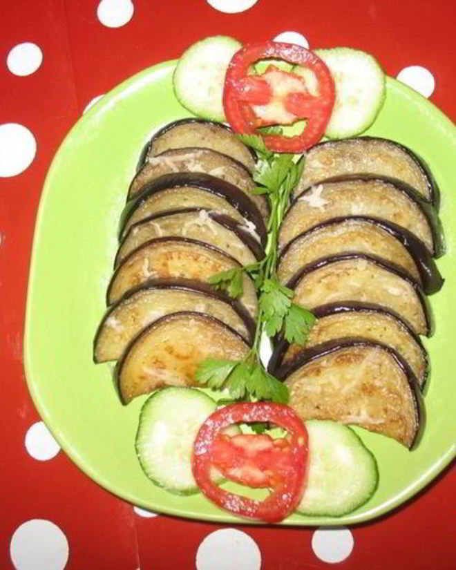 Рецепт баклажанов, маринованных с чесноком