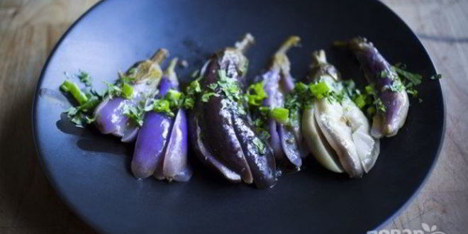 Рецепт быстрых маринованных баклажанов