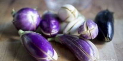 Шаг 1: быстрых маринованных баклажанов