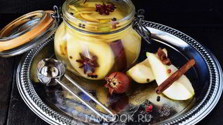 Рецепт Груш, маринованных на зиму