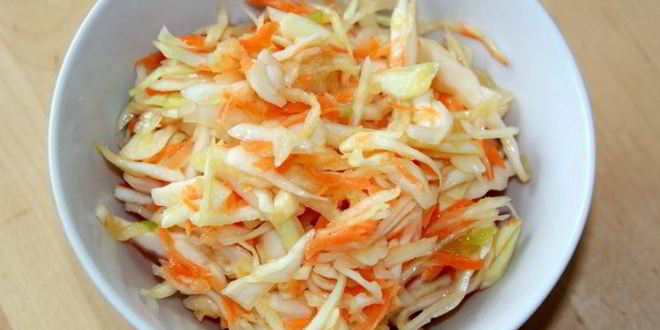 Рецепт капусты, маринованной быстро в банке