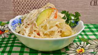 Рецепт Капусты маринованной с яблоками