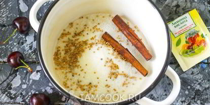 Шаг 8: маринованной черешни на зиму