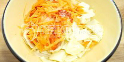 Шаг 3: маринованной капусты провансаль