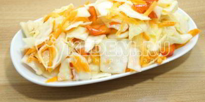 Шаг 5: маринованной капусты провансаль